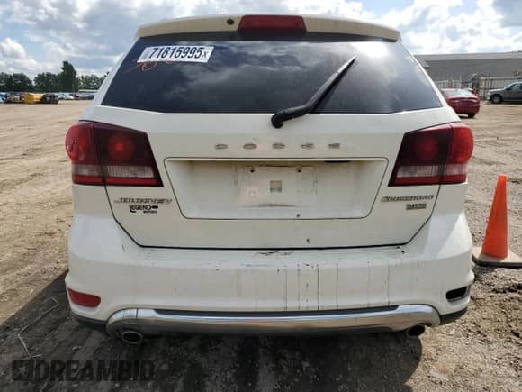 2018 Dodge Journey Crossroad with VIN 3C4PDCGG0JT157040, listed as a Copart auction lot 71815995 with Not provided miles and Clean title. Bid and sale history available at DreamBid. Image 6.