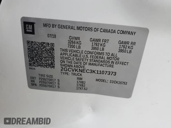 ✅ 2019 Chevrolet Silverado 1500 Work Truck • VIN: 2GCVKNEC3K1107373 • Lot: 91310585. Wystawiony na Copart z przebiegiem 148 732 mil. Bezpłatny archiwum sprzedaży aukcyjnych z USA i szczegółowy raport historii pojazdu na DreamBid. Zdjęcie 12.