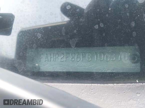 ✅ 2015 Ford Taurus Limited • VIN: 1FAHP2F86FG106370 • Lot: 43698268. Listed on IAAI with 127,992 mi. Free auction sales archive from the USA and detailed vehicle history report at DreamBid. Image 9.