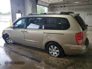 2007 Hyundai Entourage GLS z VIN KNDMC233876030011, wystawiony jako Copart lot #67806955 z przebiegiem 278 762 mil mil oraz Szkoda całkowita • Salvage title. Historia ofert i sprzedaży dostępna na DreamBid. Obrazek 2.