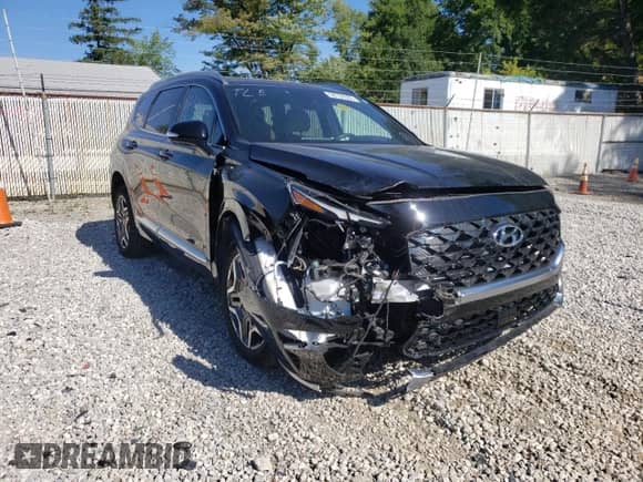 2021 Hyundai Santa Fe Calligraphy z VIN 5NMS5DAL8MH329254, wystawiony jako Copart lot #58724532 z przebiegiem 24 175 mil mil oraz . Historia ofert i sprzedaży dostępna na DreamBid. Obrazek 1.