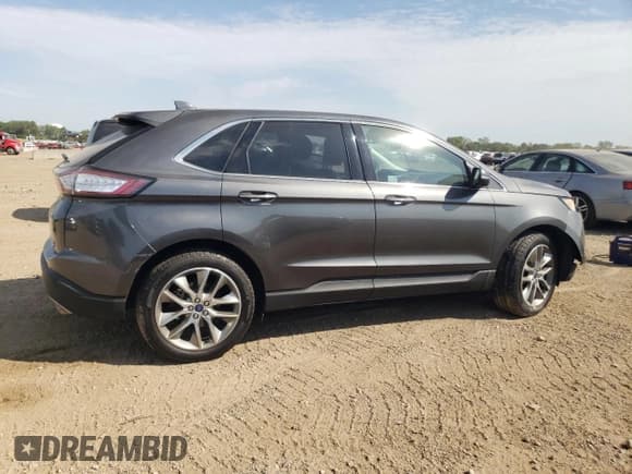 ✅ 2015 Ford Edge Titanium • VIN: 2FMTK4K8XFBB89907 • Lot: 80354365. Listed on Copart with 97,888 mi. Free auction sales archive from the USA and detailed vehicle history report at DreamBid. Image 3.