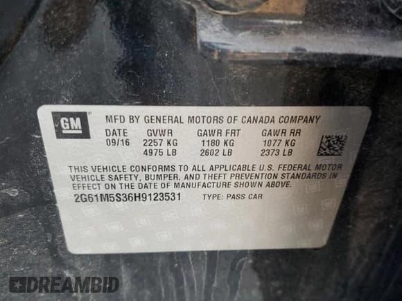 ✅ 2017 Cadillac XTS Luxury • VIN: 2G61M5S36H9123531 • Лот: 91425995. Опубликован ранее на Copart с пробегом Не указан. Бесплатный доступ к архиву аукционных продаж из США и подробный отчёт об истории автомобиля на DreamBid. Изображение 12.