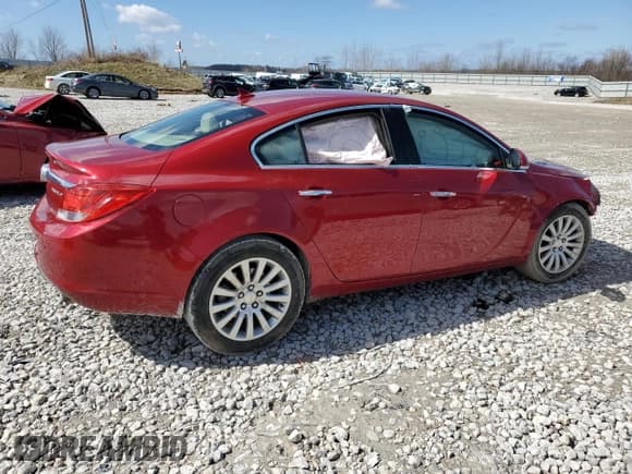 ✅ 2013 Buick Regal Turbo Premium 2 • VIN: 2G4GT5GV2D9189925 • Lot: 50493275. Listed on Copart with Not provided. Free auction sales archive from the USA and detailed vehicle history report at DreamBid. Image 3.