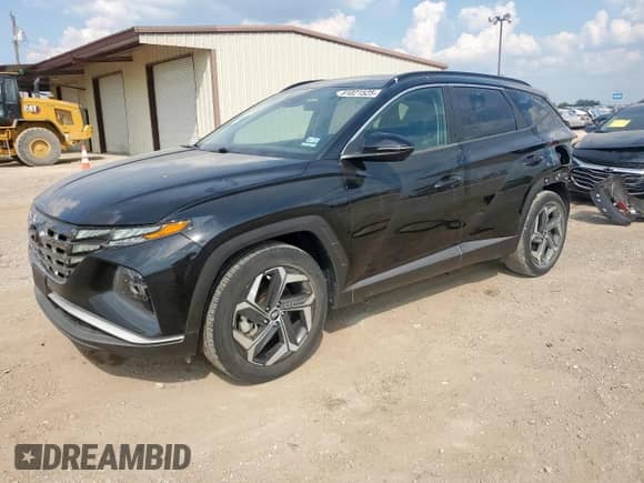 2022 Hyundai Tucson SEL with VIN 5NMJC3AE0NH101733, listed as a Copart auction lot 81021525 with 36,483 mi miles and Salvage title. Bid and sale history available at DreamBid. Image 1.