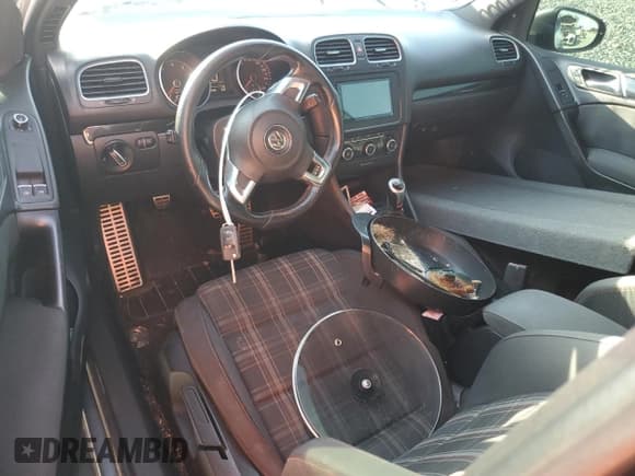 ✅ 2012 Volkswagen Golf GTI w/Conv & Sunroof • VIN: WVWEV7AJ7CW103263 • Lot: 65936695. Listed on Copart with 184,316 mi. Free auction sales archive from the USA and detailed vehicle history report at DreamBid. Image 8.