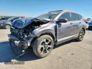 ✅ 2019 Honda CR-V Touring • VIN: 7FARW1H96KE017344 • Лот: 82345015. Опубликован ранее на Copart с пробегом 167 466 миль. Бесплатный доступ к архиву аукционных продаж из США и подробный отчёт об истории автомобиля на DreamBid. Изображение 1.