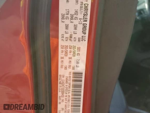 ✅ 2013 Dodge Durango R/T • VIN: 1C4SDHCT3DC690459 • Lot: 71819435. Wystawiony na Copart z przebiegiem 242 942 mil. Bezpłatny archiwum sprzedaży aukcyjnych z USA i szczegółowy raport historii pojazdu na DreamBid. Zdjęcie 13.