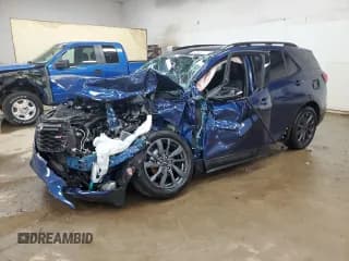 ✅ 2022 Chevrolet Equinox RS • VIN: 2GNAXWEV6N6108832 • Lot: 68894275. Listed on Copart with Not provided. Free auction sales archive from the USA and detailed vehicle history report at DreamBid. Image 1.