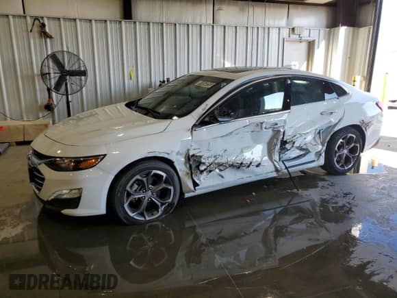 2024 Chevrolet Malibu LT with VIN 1G1ZD5ST2RF204205, listed as a Copart auction lot 81058355 with 47,946 mi miles and Clean title. Bid and sale history available at DreamBid. Image 1.