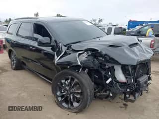 2025 Dodge Durango R/T Plus with VIN 1C4SDJCT6SC503445, listed as a IAAI auction lot 42428235 with 7,142 mi miles and . Bid and sale history available at DreamBid. Image 1.