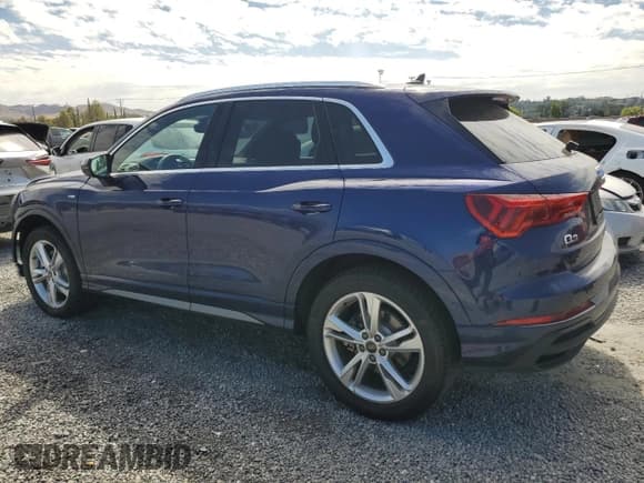 ✅ 2024 Audi Q3 S line Premium • VIN: WA1DECF31R1113351 • Lot: 80916665. Listed on Copart with 7,902 mi. Free auction sales archive from the USA and detailed vehicle history report at DreamBid. Image 2.