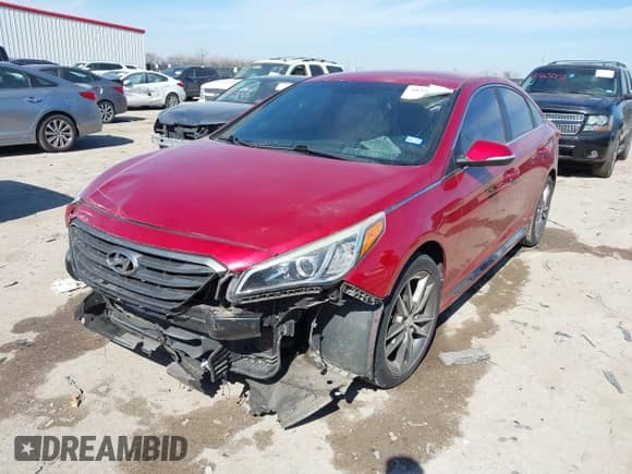 2017 Hyundai Sonata Sport with VIN 5NPE34AB6HH538964, listed as a IAAI auction lot 41577811 with 143,627 mi miles and . Bid and sale history available at DreamBid. Image 2.