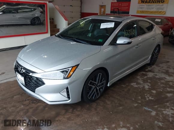 ✅ 2019 Hyundai Elantra Sport • VIN: KMHD04LB0KU887208 • Lot: 42259299. Listed on IAAI with 104,142 mi. Free auction sales archive from the USA and detailed vehicle history report at DreamBid. Image 17.