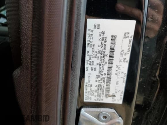 ✅ 2016 Ford Escape SE • VIN: 1FMCU0GX1GUB35328 • Lot: 62343395. Wystawiony na Copart z przebiegiem 127 709 mil. Bezpłatny archiwum sprzedaży aukcyjnych z USA i szczegółowy raport historii pojazdu na DreamBid. Zdjęcie 12.