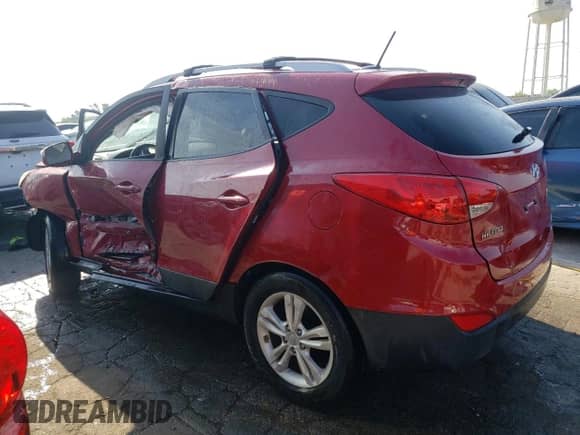 2012 Hyundai Tucson GLS z VIN KM8JUCAC2CU375349, wystawiony jako Copart lot #68832534 z przebiegiem 96 767 mil mil oraz Szkoda całkowita • Salvage title. Historia ofert i sprzedaży dostępna na DreamBid. Obrazek 2.