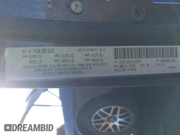 ✅ 2018 Dodge Challenger SXT Plus • VIN: 2C3CDZAG5JH123876 • Lot: 43400002. Wystawiony na IAAI z przebiegiem 168 947 mil. Bezpłatny archiwum sprzedaży aukcyjnych z USA i szczegółowy raport historii pojazdu na DreamBid. Zdjęcie 9.