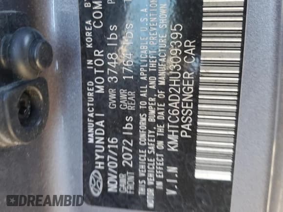 ✅ 2017 Hyundai Veloster • VIN: KMHTC6AD2HU309395 • Лот: 79388454. Опубликован ранее на Copart с пробегом 108 226 миль. Бесплатный доступ к архиву аукционных продаж из США и подробный отчёт об истории автомобиля на DreamBid. Изображение 12.