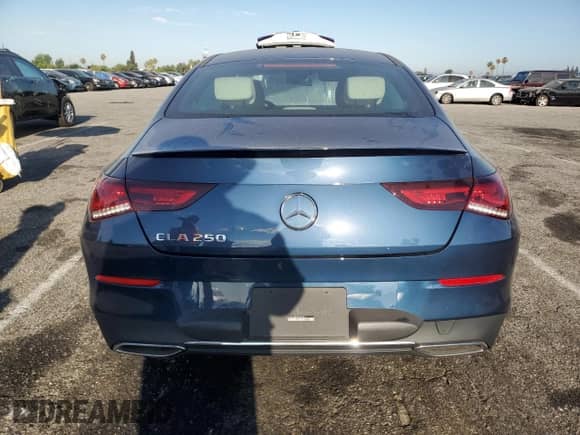 2023 Mercedes-Benz CLA 250 with VIN W1K5J4GB4PN407033, listed as a Copart auction lot 64863665 with 17,456 mi miles and Salvage title. Bid and sale history available at DreamBid. Image 6.
