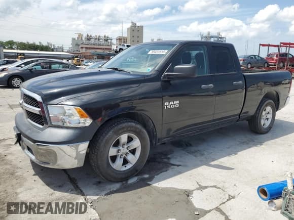 ✅ 2018 Ram 1500 Tradesman • VIN: 1C6RR6FG3JS168233 • Lot: 58431515. Listed on Copart with 96,672 mi. Free auction sales archive from the USA and detailed vehicle history report at DreamBid. Image 1.