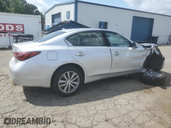 ✅ 2020 Infiniti Q50 Pure • VIN: JN1EV7AP6LM207293 • Lot: 60029065. Listed on Copart with 43,872 mi. Free auction sales archive from the USA and detailed vehicle history report at DreamBid. Image 3.