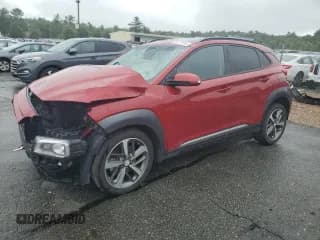✅ 2021 Hyundai Kona Ultimate • VIN: KM8K5CA57MU635166 • Лот: 64179745. Опубликован ранее на Copart с пробегом 56 394 миль. Бесплатный доступ к архиву аукционных продаж из США и подробный отчёт об истории автомобиля на DreamBid. Изображение 1.
