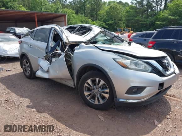 2015 Nissan Murano Platinum with VIN 5N1AZ2MG6FN234390, listed as a IAAI auction lot 42285350 with Not provided miles and . Bid and sale history available at DreamBid. Image 1.
