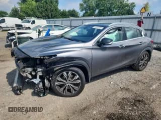 ✅ 2018 Infiniti QX30 Luxe • VIN: SJKCH5CR0JA005723 • Lot: 66020765. Listed on Copart with 75,900 mi. Free auction sales archive from the USA and detailed vehicle history report at DreamBid. Image 1.