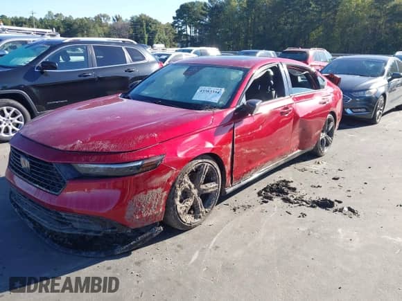 2023 Honda Accord Sport-L z VIN 1HGCY2F79PA018721, wystawiony jako IAAI lot #43383394 z przebiegiem Nie podano mil oraz . Historia ofert i sprzedaży dostępna na DreamBid. Obrazek 16.