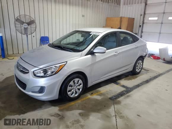2017 Hyundai Accent SE with VIN KMHCT4AE4HU307192, listed as a Copart auction lot 86876515 with 51,308 mi miles and Salvage title. Bid and sale history available at DreamBid. Image 1.
