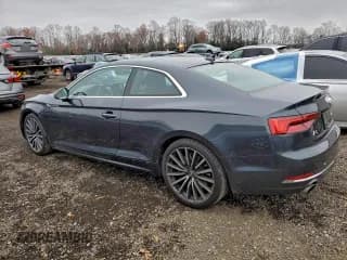 ✅ 2018 Audi A5 Prestige • VIN: WAURNAF54JA008645 • Лот: 93342045. Опубликован ранее на Copart с пробегом 73 582 миль. Бесплатный доступ к архиву аукционных продаж из США и подробный отчёт об истории автомобиля на DreamBid. Изображение 2.