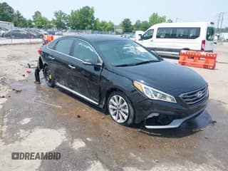 ✅ 2017 Hyundai Sonata Sport • VIN: 5NPE34AF6HH590145 • Лот: 42411883. Опубликован ранее на IAAI с пробегом 79 225 миль. Бесплатный доступ к архиву аукционных продаж из США и подробный отчёт об истории автомобиля на DreamBid. Изображение 1.