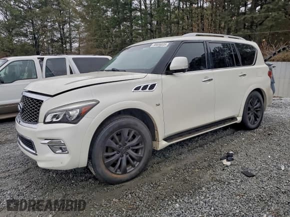 ✅ 2015 Infiniti QX80 • VIN: JN8AZ2NF7F9574624 • Lot: 95656835. Listed on Copart with 182,640 mi. Free auction sales archive from the USA and detailed vehicle history report at DreamBid. Image 1.