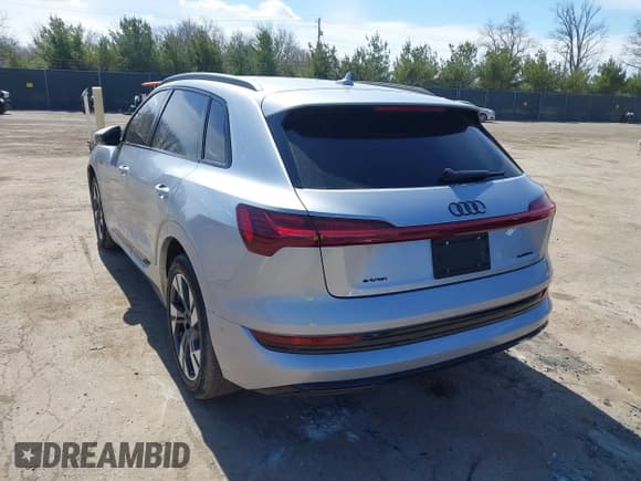 ✅ 2022 Audi e-tron Premium • VIN: WA1AAAGEXNB047650 • Lot: 41782598. Listed on IAAI with 45,906 mi. Free auction sales archive from the USA and detailed vehicle history report at DreamBid. Image 3.