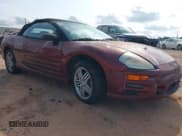 ✅ 2003 Mitsubishi Eclipse GT • VIN: 4A3AE55H43E115237 • Lot: 42276508. Listed on IAAI with 155,061 mi. Free auction sales archive from the USA and detailed vehicle history report at DreamBid. Image 1.