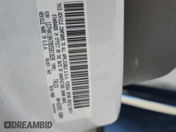 ✅ 2008 Dodge 1500 SLT • VIN: 1D7HA18N78S581928 • Лот: 86435045. Опубликован ранее на Copart с пробегом 216 528 миль. Бесплатный доступ к архиву аукционных продаж из США и подробный отчёт об истории автомобиля на DreamBid. Изображение 12.