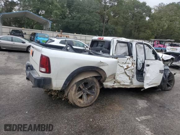 2021 Ram 1500 Warlock z VIN 1C6RR6GT8MS578381, wystawiony jako Copart lot #80725634 z przebiegiem 75 650 mil mil oraz Nie do naprawy • Non repairable. Historia ofert i sprzedaży dostępna na DreamBid. Obrazek 3.