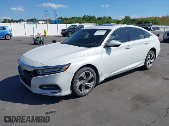 ✅ 2018 Honda Accord EX-L • VIN: 1HGCV2F64JA016737 • Lot: 43479259. Wystawiony na IAAI z przebiegiem 128 908 mil. Bezpłatny archiwum sprzedaży aukcyjnych z USA i szczegółowy raport historii pojazdu na DreamBid. Zdjęcie 2.