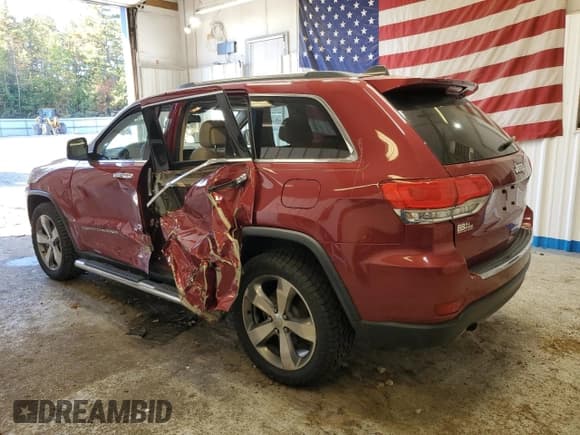✅ 2014 Jeep Grand Cherokee Limited • VIN: 1C4RJEBGXEC472921 • Lot: 85380375. Listed on Copart with 119,295 mi. Free auction sales archive from the USA and detailed vehicle history report at DreamBid. Image 2.