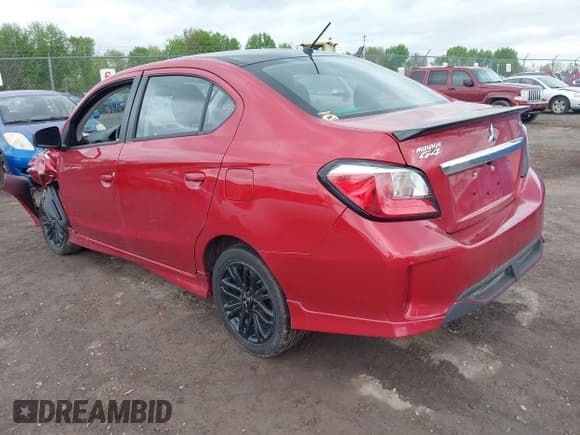 ✅ 2024 Mitsubishi Mirage ES • VIN: ML32FUFJ9RHF05666 • Lot: 42256528. Wystawiony na IAAI z przebiegiem 25 213 mil. Bezpłatny archiwum sprzedaży aukcyjnych z USA i szczegółowy raport historii pojazdu na DreamBid. Zdjęcie 3.