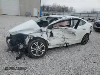 2017 Hyundai Elantra Limited z VIN 5NPD84LF5HH093226, wystawiony jako Copart lot #47854065 z przebiegiem Nie podano mil oraz Szkoda całkowita • Salvage title. Historia ofert i sprzedaży dostępna na DreamBid. Obrazek 1.