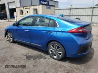 2017 Hyundai Ioniq Limited z VIN KMHC85LC2HU026477, wystawiony jako Copart lot #56636464 z przebiegiem 143 705 mil mil oraz Szkoda całkowita • Salvage title. Historia ofert i sprzedaży dostępna na DreamBid. Obrazek 2.