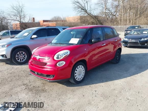 ✅ 2015 FIAT 500L Pop • VIN: ZFBCFAAH3FZ031045 • Lot: 41727244. Listed on IAAI with 143,488 mi. Free auction sales archive from the USA and detailed vehicle history report at DreamBid. Image 2.