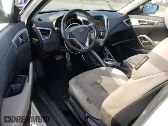 2012 Hyundai Veloster w/Gray Int with VIN KMHTC6AD0CU056764, listed as a Copart auction lot 84646725 with 157,456 mi miles and Clean title. Bid and sale history available at DreamBid. Image 8.