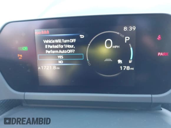 ✅ 2023 Toyota bZ4X XLE • VIN: JTMABABA1PA023608 • Lot: 42841759. Listed on IAAI with 15,253 mi. Free auction sales archive from the USA and detailed vehicle history report at DreamBid. Image 17.