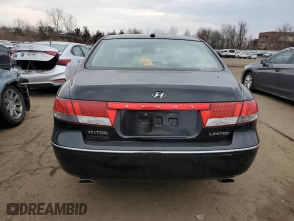 2008 Hyundai Azera Limited with VIN KMHFC46F18A255424, listed as a Copart auction lot 47258205 with 117,522 mi miles and Salvage title. Bid and sale history available at DreamBid. Image 6.