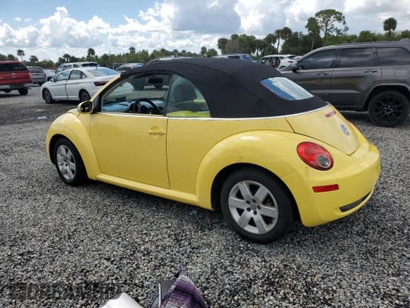 ✅ 2007 Volkswagen Beetle • VIN: 3VWRF31YX7M420302 • Lot: 73987444. Listed on Copart with Not provided. Free auction sales archive from the USA and detailed vehicle history report at DreamBid. Image 2.