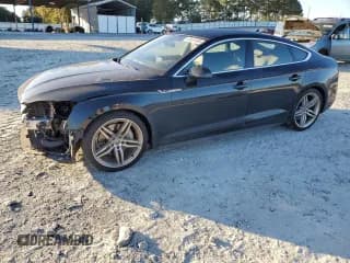 ✅ 2018 Audi A5 Sportback Premium Plus • VIN: WAUENCF58JA060001 • Lot: 85861895. Listed on Copart with 75,170 mi. Free auction sales archive from the USA and detailed vehicle history report at DreamBid. Image 1.