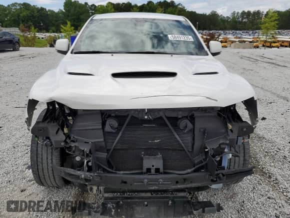 2022 Dodge Durango R/T with VIN 1C4SDHCTXNC101389, listed as a Copart auction lot 58491235 with 37,429 mi miles and Salvage title. Bid and sale history available at DreamBid. Image 5.