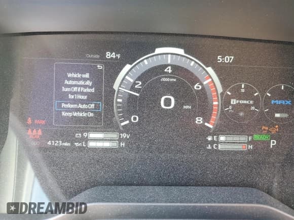 ✅ 2025 Toyota Tundra 1794 Edition • VIN: 5TFMC5DB8SX100598 • Lot: 70551715. Listed on Copart with 4,123 mi. Free auction sales archive from the USA and detailed vehicle history report at DreamBid. Image 9.